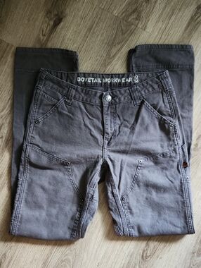 Women's Gray Canvas Utility/Field Pants